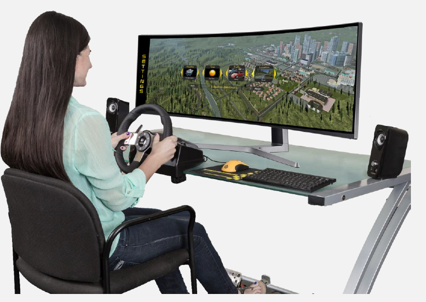 Virtual Driving Simulator at Ultra Driving School